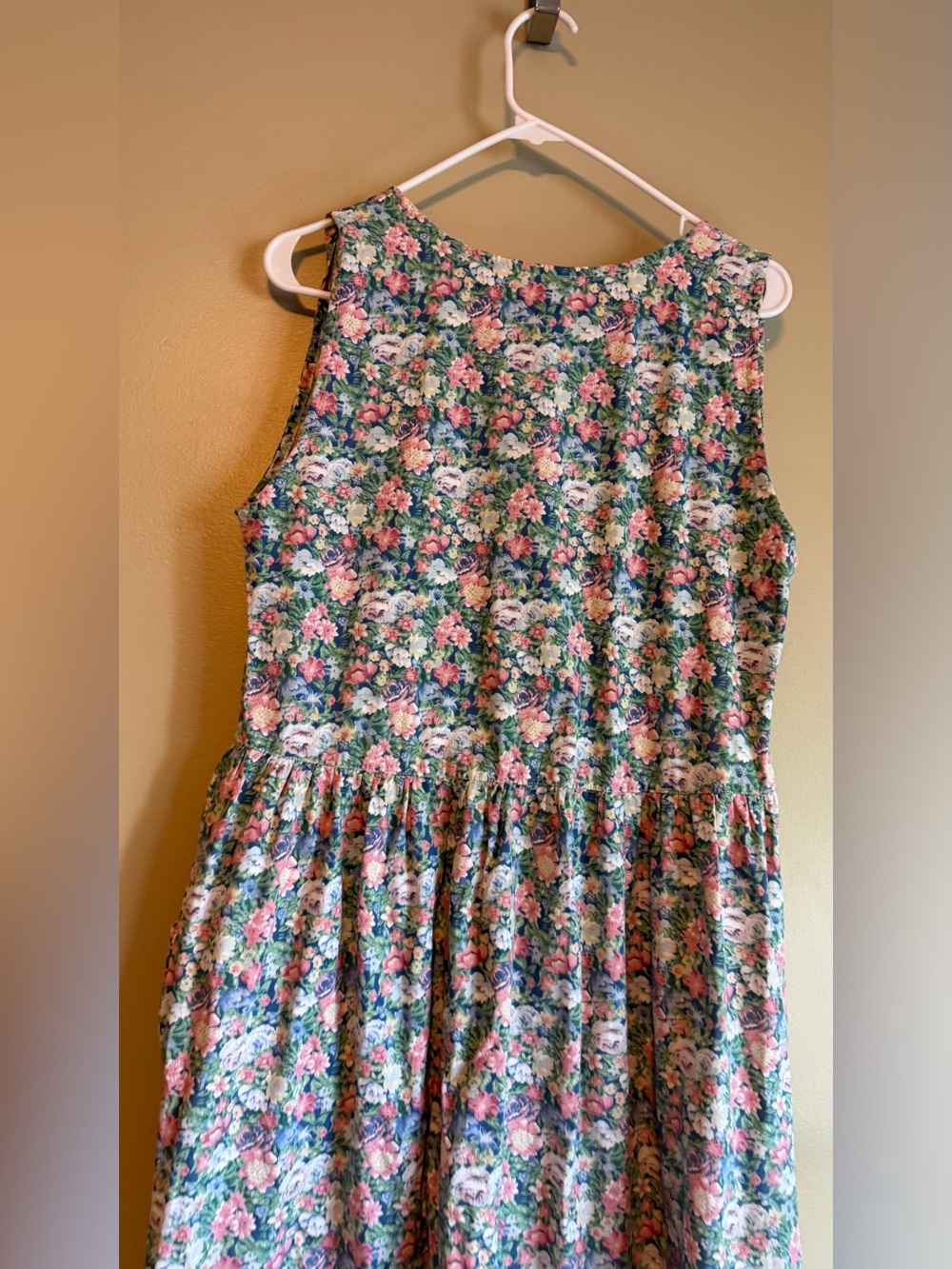 Vintage 90’s Lady Footlocker 100% Cotton Cottagecore Teachercore Dress - Picture 8 of 11